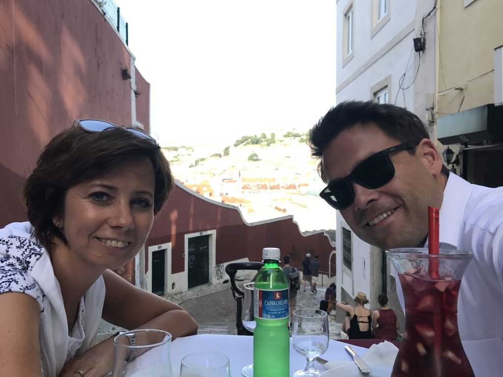Restaurant Securas direkt auf der Calçada do Duque