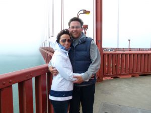 Auf der Golden Gate Bridge