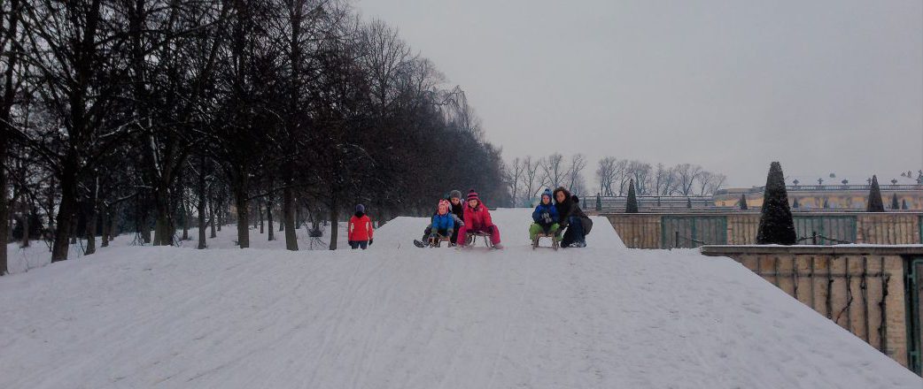 Rodel im Park Sanssouci